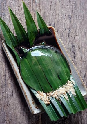 Foto resep Raindrop Cake / Mizushingen Mochi