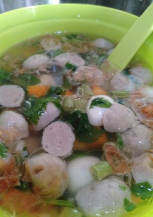 Foto resep Sup Sehat Baso Telur Puyuh ala Ummu Rasya