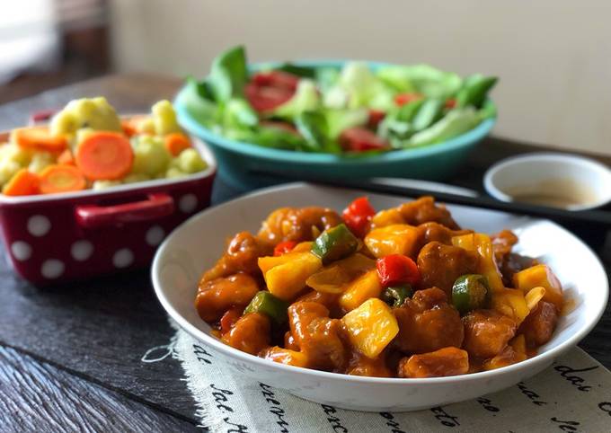 Resep Ayam Asam Manis Anti Gagal