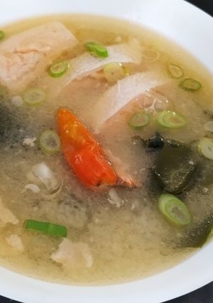 Foto resep Salmon Miso Soup 5 bahan saja