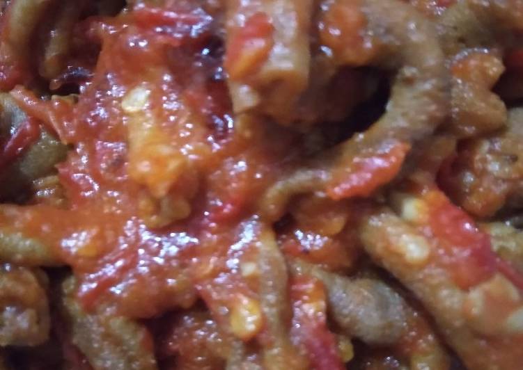 Resep Usus sambel pedes Enak dan Antiribet