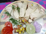 पापड़ कॉर्न सलाद (papad corn salad recipe in hindi)