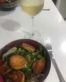 Ensalada con nuggets