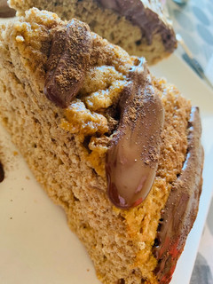 Una foto de Banana cake