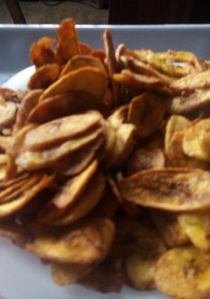 A picture of Peppered Plantain Chips.