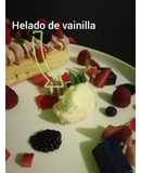 Helado de vainilla