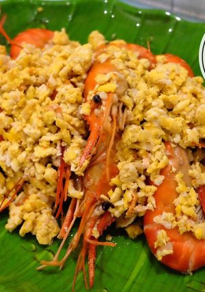 Foto resep Udang Oseng Telur