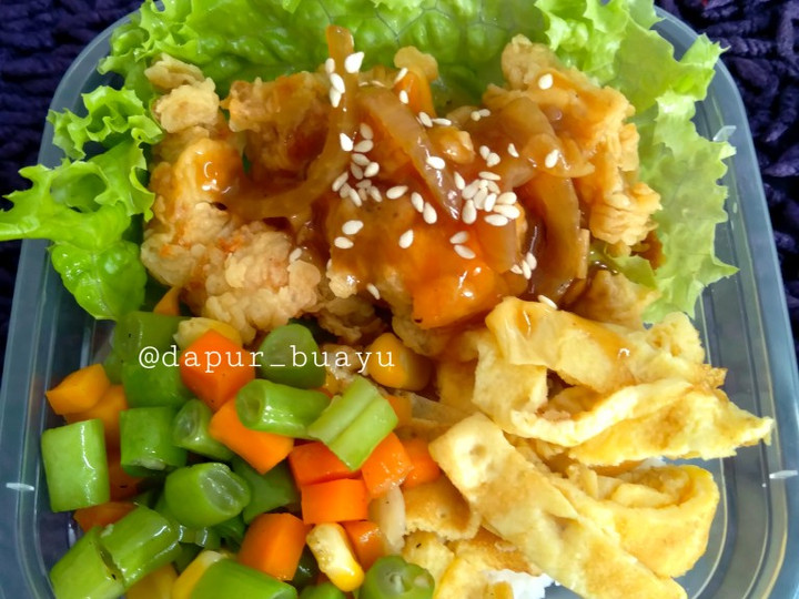 Bagaimana Membuat Ayam fillet krispi untuk ricebowl Anti Gagal