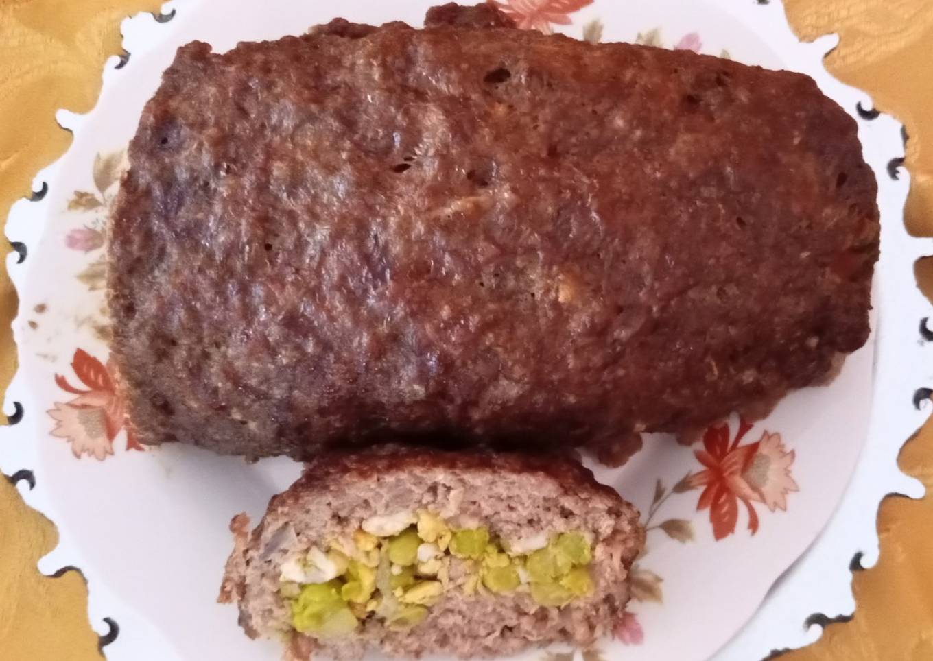 Enrollado de carne molida