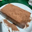 Puding Susu Coklat bertabur serbuk coklat