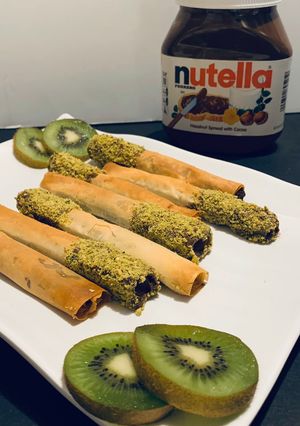 A picture of Chocolate Baklava Fingers.