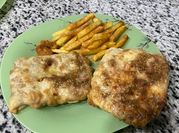A picture of stuffed mediterranean peppers