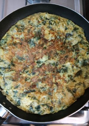Una foto de Tortilla de espinaca