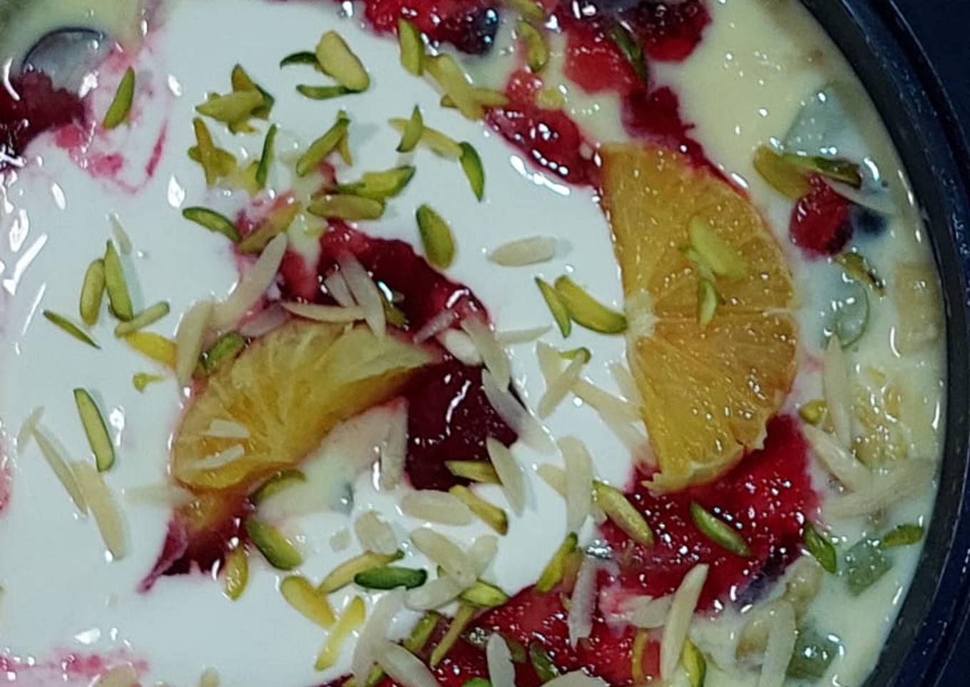 Fruity Custard Delight