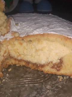 Una foto de Tarta de Ricota con Dulce de Leche