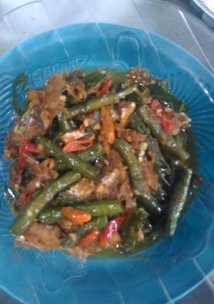 Foto resep Tumis Kacang Panjang & Ikan Asin