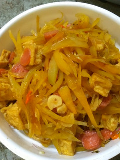 Foto resep Tumis Pepaya Sosis Tahu