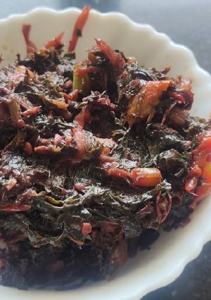 Lal saag |lal bhaji रेसिपी मुख्य फोटो