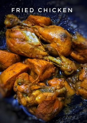A picture of Fried chicken.