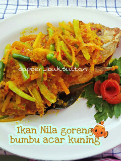 Foto resep Ikan nila goreng bumbu acar kuning