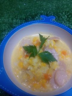 Foto resep Cream sup jagung sosis MPASI anti GTM
