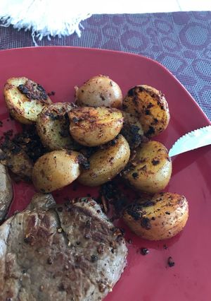Una foto de Papitas cambray al ajo y paprika