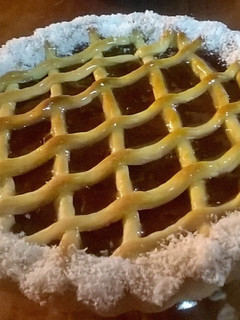 Una foto de Pasta frola light de dulce de membrillo (Crostata)