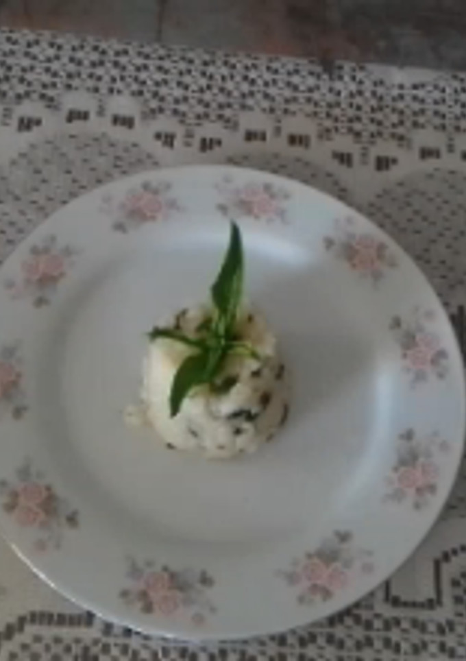 Una foto de Risotto de Albahaca