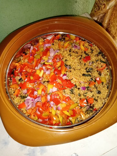 Dambun couscous ainihin hoton girkin