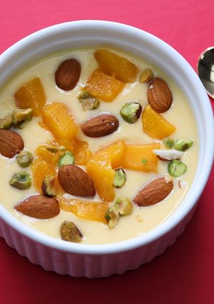 A picture of Mango Custard.