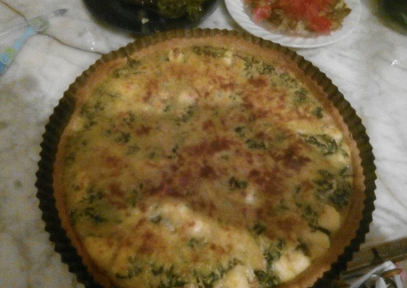 Quiche au èpinard