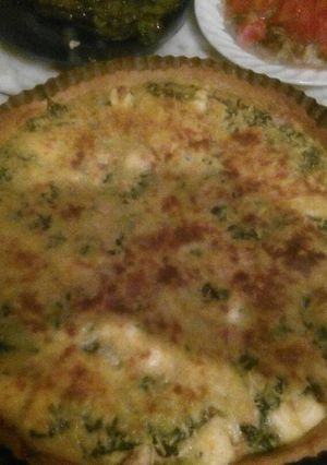 Une photo de Quiche au èpinard