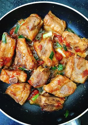 Hình của món Sườn xào chua ngọt made by me.