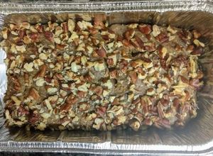 Una foto de Banana nut bread Vegan/Pan de plátano nuez vegano