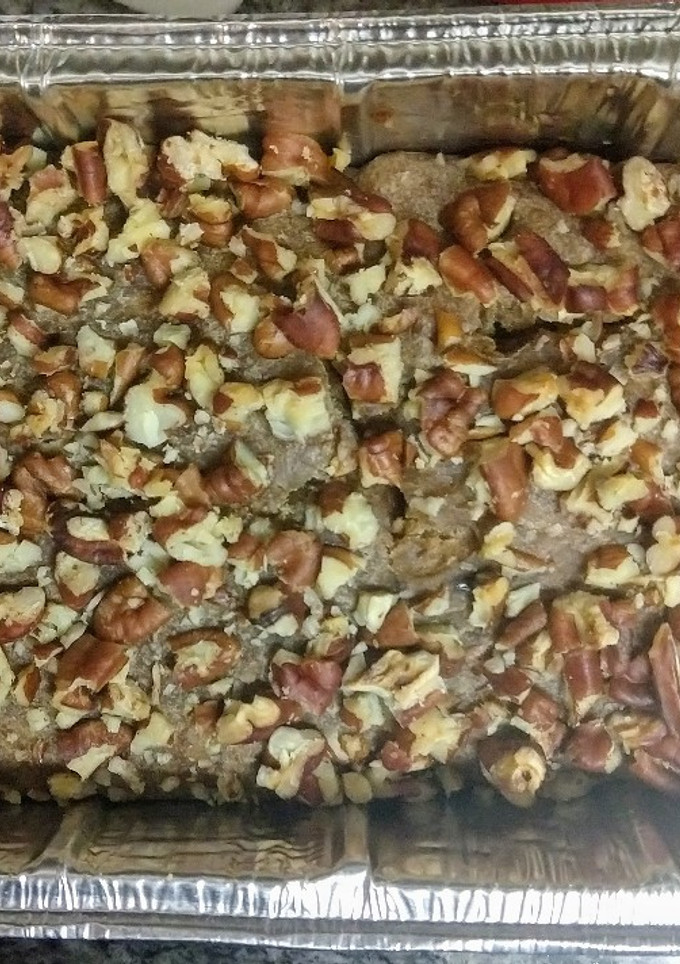 Una foto de Banana nut bread Vegan/Pan de plátano nuez vegano