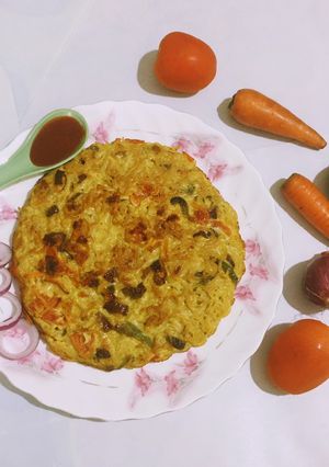 A picture of Noodles Omelette.