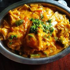 A picture of Dal dhokli.