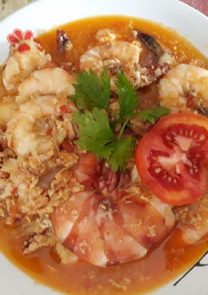 Foto resep Udang saos padang