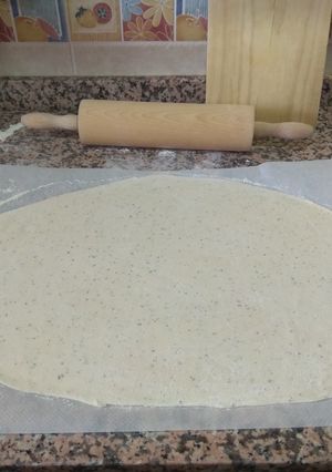Una foto de Masa para pizza sin levadura y tmx