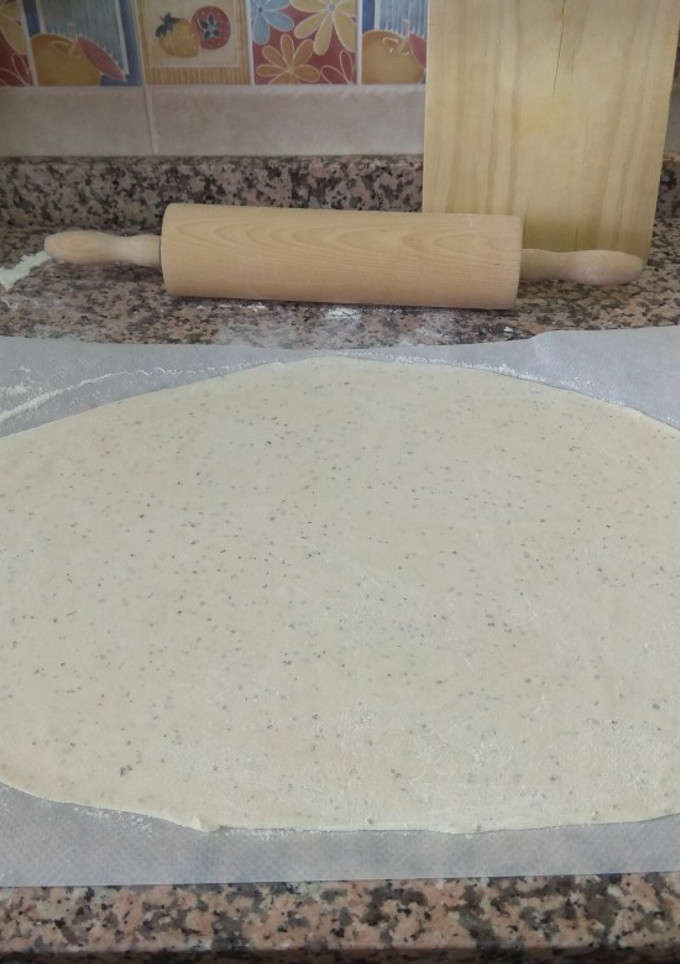 Una foto de Masa para pizza sin levadura y tmx
