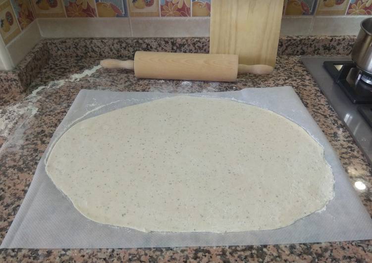 Masa para pizza sin levadura y tmx