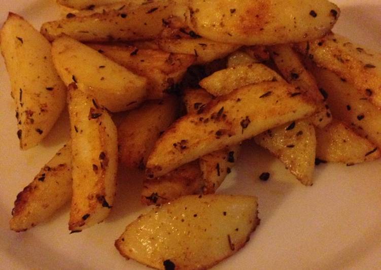 Steps to Prepare Speedy Spicy Mini Potato Wedges