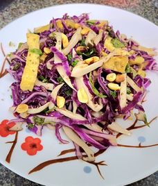 gỏi chay bắp cải