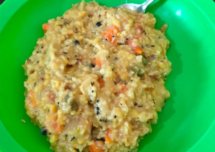 How to Easy Eating on a Dime Mixed Vegetables Oats Kichdi