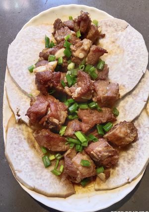 A picture of Steamed Ribs with Yam.