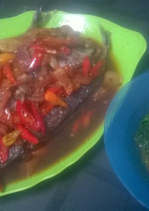 Foto resep Tumis bumbu iris ikan cue anak kosan
