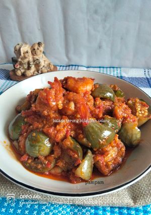 Foto resep Balado Terong Bulat dan Udang