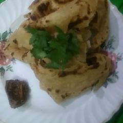 Lachha paratha A picture of Lachha paratha.