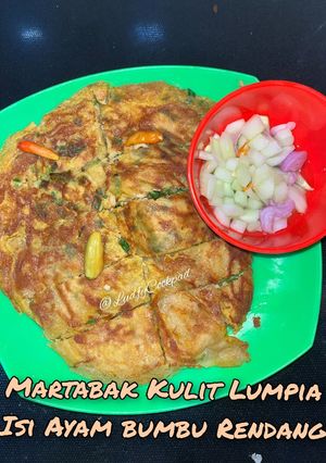 Foto resep Martabak Kulit Lumpia Isi ayam bumbu Rendang