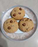 Galletas de plátano con chispas de chocolate